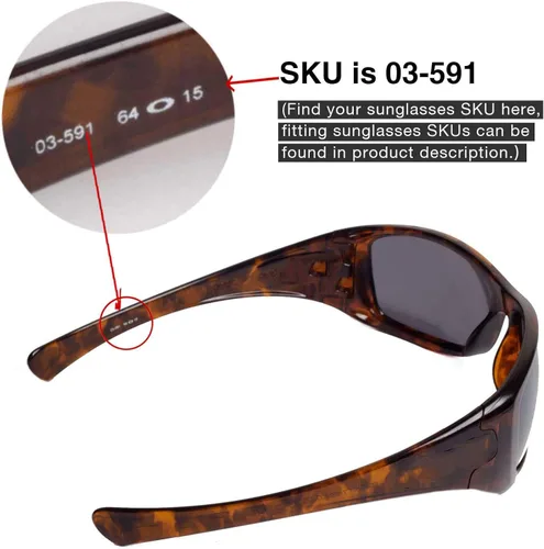Vista 2 de Walleva - Lentes de repuesto para gafas de sol Oakley Hijinx, 20 opciones disponibles