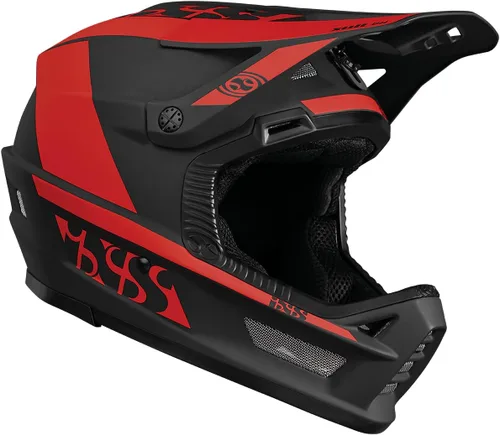 Vista 4 de iXS Casco Xult DH rojo-Negro (20.9-22.0 in)