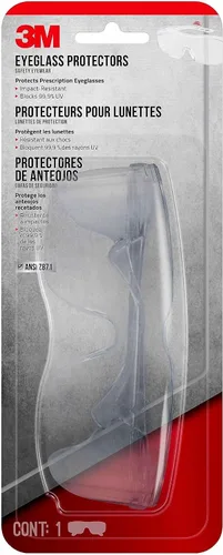 Vista 2 de 3M Protectores de lentes, antiarañazos, marco transparente, lente