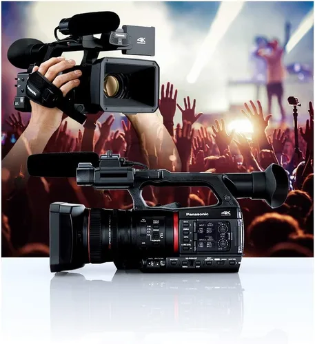 Vista 2 de Panasonic AG-CX350 4K Videocámara con tarjeta de memoria de 128 GB - Paquete de luz de video profesional