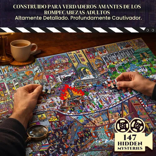 Vista 7 de Rompecabezas de 1000 piezas para adultos - Rompecabezas para adultos 1000
