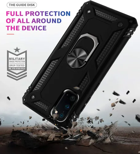 Vista 6 de ADDIT Funda S20 para Samsung Galaxy S20 de 6.1 pulgadas, con anillo de soporte, soporte ajustable, grado militar, protección resistente, a prueba