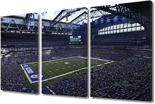 Vista 114 de Lincoln - Lienzo decorativo para pared, diseño de campo financiero de Filadelfia, paisaje de estadio de fútbol de Filadelfia, decoración de pared