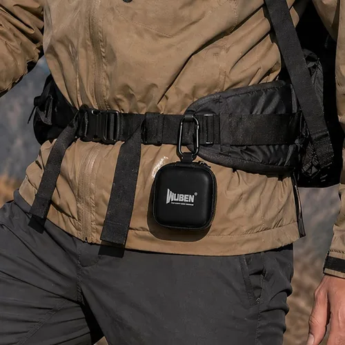 Vista 7 de WUBEN Funda de linterna G5, EDC portátil mini bolsa de la linterna, 2.953 Negro (caja G5)