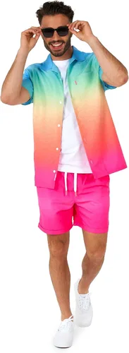 Vista 74 de Opposuits Traje de baño combinado de verano - Conjunto de dos piezas a juego para hombre - Ropa de natación de playa