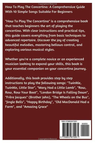 Vista 2 de How To Play The Concertina A Comprehensive Guide With 10 Simple Songs Suitable For Beginners