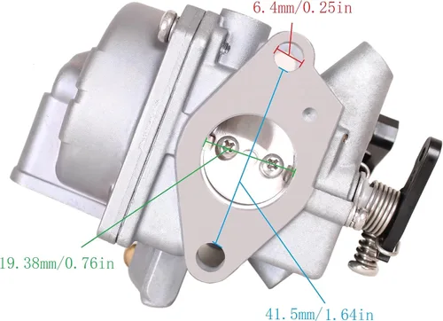 Vista 9 de 3R1032001 Motor de barco 3AT-03200-0 3AT032000 3AT032000M 3DJ-03200-0 3DJ032000 3DJ032000M Carburador para Tohatsu para Nissan 4 tiempos 4HP MFS4B