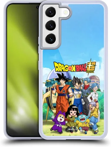 Vista 293 de Head Case Designs Funda de gel con licencia oficial de Dragon Ball Super Group Future Trunks Arc Characters [protección de grado militar] compatible