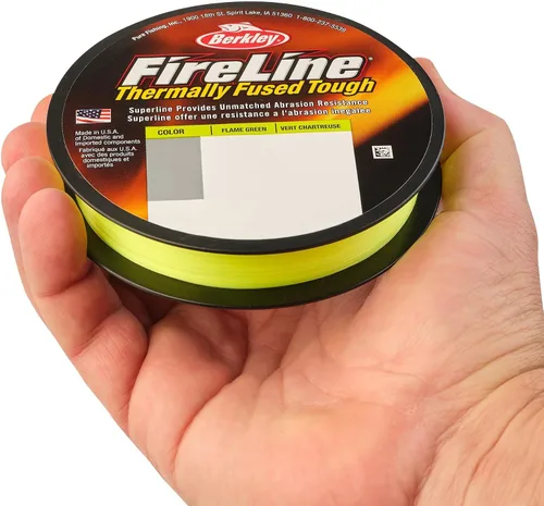 Vista 4 de Línea de pesca Berkley FireLine Superline Verde Llama - Nuevo