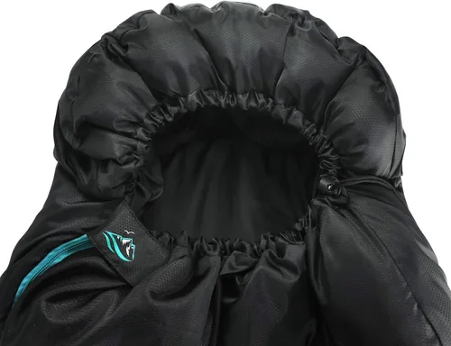 Vista 6 de FE Active Saco de dormir para acampada – 3-4 estaciones extra largo o ligero con capucha, cálido al aire libre, compacto y ligero, saco de dormir