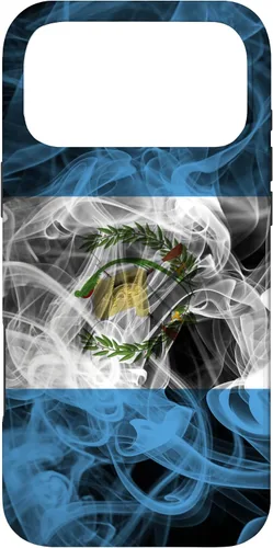 Vista 22 de Funda para iPhone 17 con diseño de bandera de Guatemala con estética ahumada
