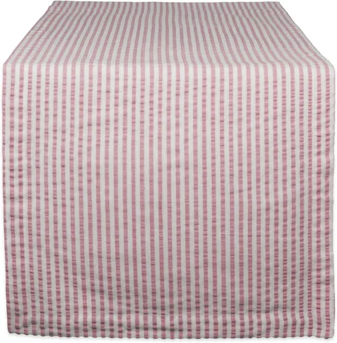 Vista 14 de DII Colección de mesa a rayas de sirsaca 100% algodón, aguamarina, mantel, 60x84, 1 pieza