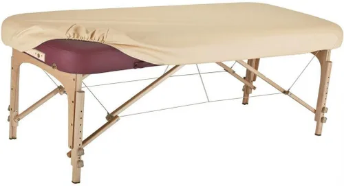 Vista 2 de Therapist's Choice Cubierta de protección de cuero de vinilo PU para mesas de masaje (mesa de masaje no incluida) (negro)