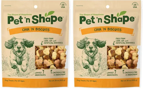 Vista 11 de Pet 'n Shape Chik 'n Apple Jerky - Golosinas para perros envueltas naturales – 16 onzas
