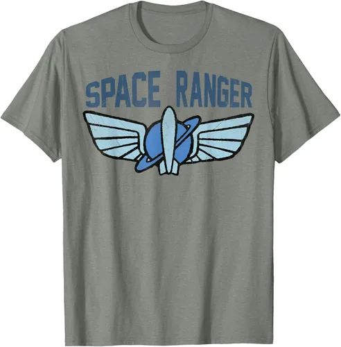 Vista 18 de Disney Pixar Toy Story 4 Buzz Lightyear Space Ranger Badge - Camiseta, Negro, S