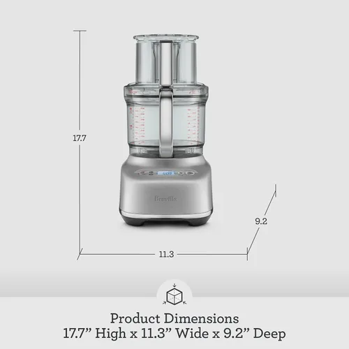 Vista 7 de Breville BFP810 Sous Chef Procesador de Alimentos de 16 Tazas, Grande, Black Truffle Pica, corta y tritura lotes grandes sin esfuerzo