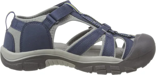 Vista 6 de KEEN Venice H2 - Sandalias de agua para niños con puntera cerrada, azul