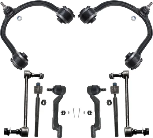 Vista 399 de Detroit Axle - Kit de brazos de control de extremo de 8 piezas para Toyota 2001-2003 Highlander 2002-2003 Camry Lexus ES300, 2 conjuntos de brazos