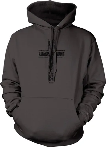 Vista 27 de Tcombo Sudadera con capucha unisex con diseño de cruz angustiada