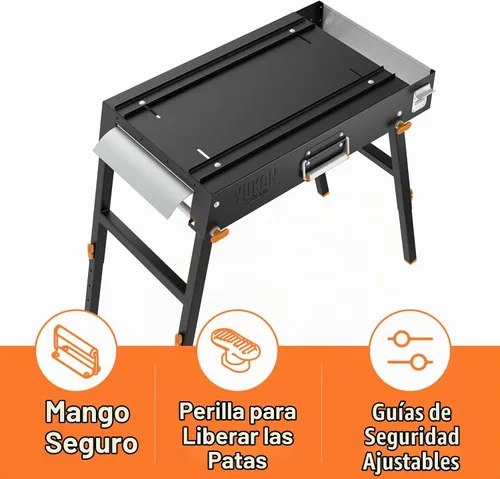 Vista 6 de Yukon Glory Mesa plegable para parrilla y soporte de parrilla Blackstone