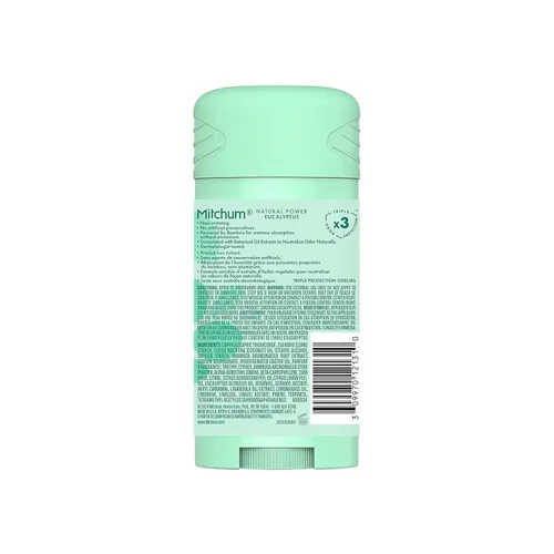 Vista 3 de Mitchum Desodorante Natural Power para mujer, color eucalipto, 2.7 oz