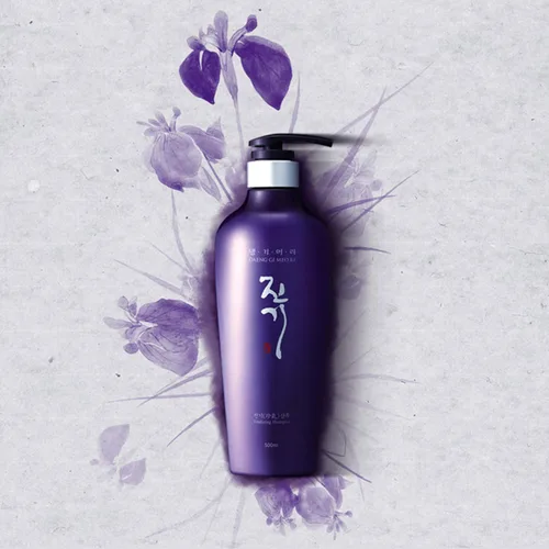 Vista 2 de Daeng Gi Meo Ri - Champú vitalizante Jin Gi, 100% hierba oriental doméstica, que proporciona humedad al cabello encrespado y partido, cabello liso