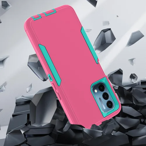 Vista 3 de Asuwish Funda protectora para OnePlus Nord N200 5G con protector de pantalla y accesorios híbridos delgados de doble capa, accesorios protectores