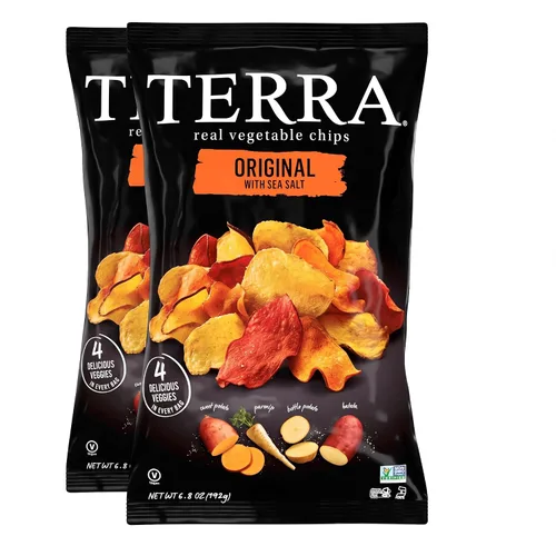 Vista 11 de Papas fritas vegetales Terra, hierbas mediterráneas y un toque de limón, 6.8 onzas