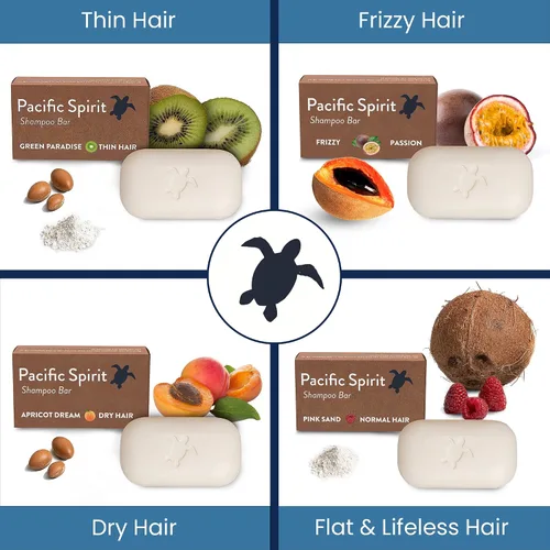 Vista 8 de Barra de champú para cabello fino con aceite de argán y kiwi, espuma suave, natural, verde, sin SLS, sin sulfato, sin jabón, cero residuos, vegano