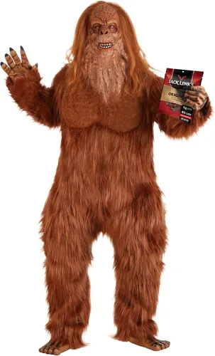 Vista 4 de Jack Links - Disfraz de Sasquatch para adultos Marrón