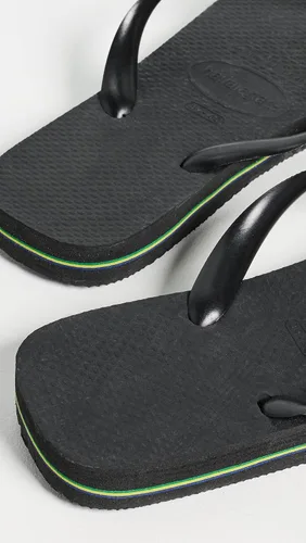Vista 3 de Havaianas Women's Brasil Flip Flops Negro
