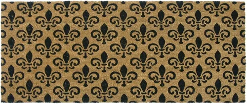 Vista 5 de Rubber-Cal St. Germaine Fleur de Lis - Tapete para puerta, 18 x 30 pulgadas