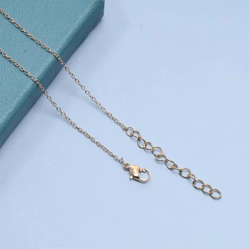 Vista 6 de Yheakne Collar Boho Star Lariat Gargantilla Oro Media Luna Collar hueco Estrella Colgante Collar Cadena Minimalista Y Collar Joyería para Mujeres