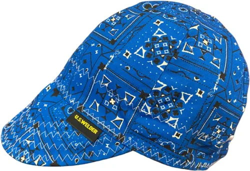 Vista 3 de Gorra de soldadura reversible con estampado de bandana