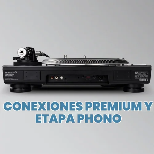 Vista 3 de Reloop RP-7000 MK2 Sistema de tocadiscos profesional de torque superior, Negro