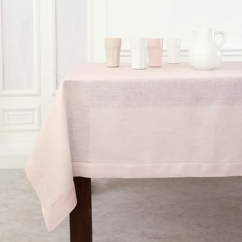 Vista 20 de Solino Home Mantel de lino blanco de 52 x 52 pulgadas, mantel cuadrado de lino 100% puro, con dobladillo clásico, lavable a máquina para verano