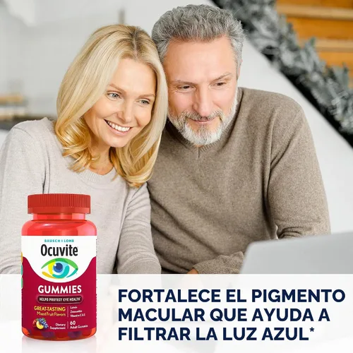 Vista 5 de Comprimidos de suplemento vitamínico y mineral para ojos Bausch & Lomb Ocuvite, 1, 1