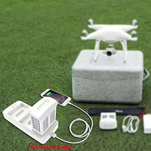 Vista 8 de Smatree Hub de carga de batería compatible con DJI Phantom 4/4 Pro/4 Pro V2.0/4 Adv