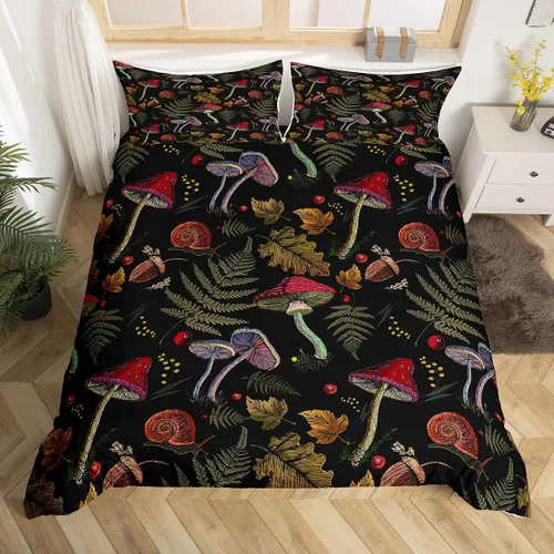 Vista 55 de Funda de edredón con bandera estadounidense de camuflaje, tamaño individual, silueta de ciervo y árboles grises, funda de edredón de estilo natural