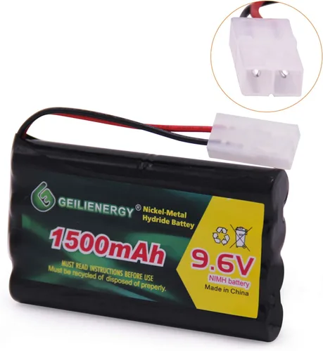 Vista 6 de 9.6V 1500mAh NI-MH Batería recargable Tamiya Plug para RC Coche Barcos Robots 1Pack