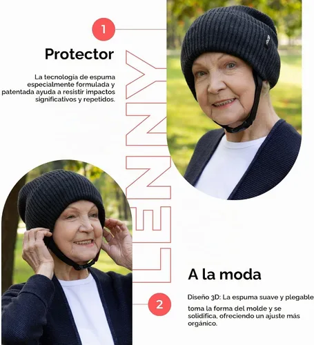 Vista 2 de Ribcap Lenny Soft Protective Helmet for Epilepsy and Fall Risk Antracita