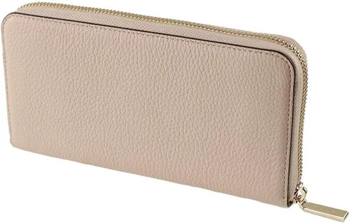 Vista 4 de Kate Spade New York Cartera grande de piel Continental en color beige cálido multi