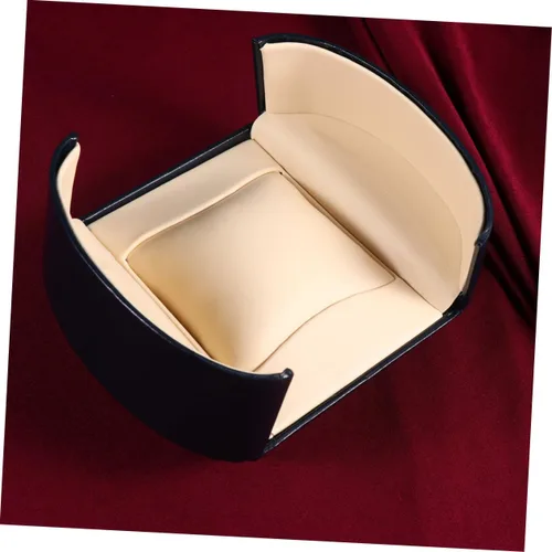Vista 9 de 2 unids caja de reloj portátil para hombre organizador de joyas estuche para relojes de hombre mujeres reloj caso soporte de reloj caja
