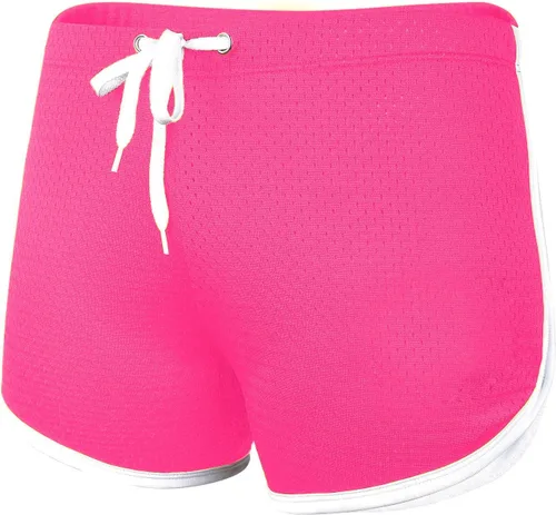 Vista 6 de Ouber Pantalones cortos ajustados para hombre, culturismo, entrenamiento, gimnasio, correr, pantalones cortos de levantamiento ajustados