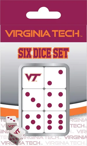 Vista 8 de MasterPieces Game Day - NCAA Alabama Crimson Tide - Juego de 6 dados con logotipo del equipo, tamaño estándar D6