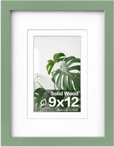 Vista 205 de Egofine - Portarretratos de 4 x 6 pulgadas, de madera maciza con plexiglás, para fotos de 3.5 x 5 con paspartú o de 4 x 6 sin paspartú, para colocar