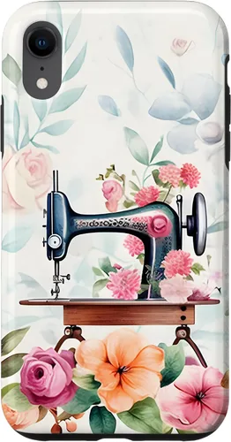 Vista 25 de Funda de costura floral vintage para máquina de coser iPhone 16