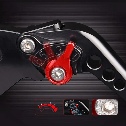 Vista 4 de Palancas de embrague de freno corto para VF750S Sabre 1982-1986, VFR750 1991-1997, VFR800/F 2002-2019, X4 All Years, VTR1000F 1997-2005, CBF1000