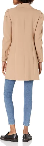 Vista 2 de Karl Lagerfeld Paris Chaqueta EXAGRTD SLVD para mujer, camello, 2, Camello