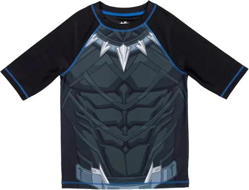 Vista 2 de Marvel Spider-Man Avengers - Conjunto de traje de baño con protección UPF 50+ para niños pequeños y grandes
